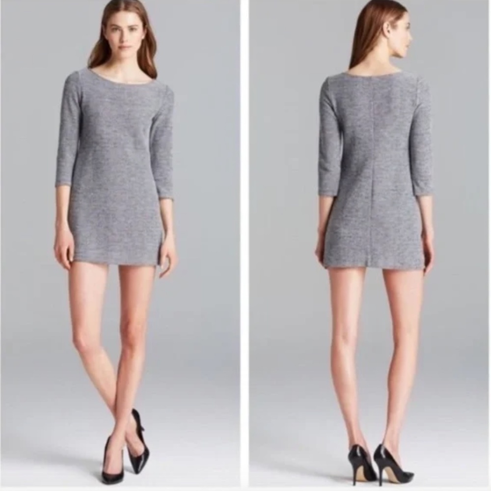 NWT $295 Theory Plentiful Mimi H Dress in Navy/White - size Medium!